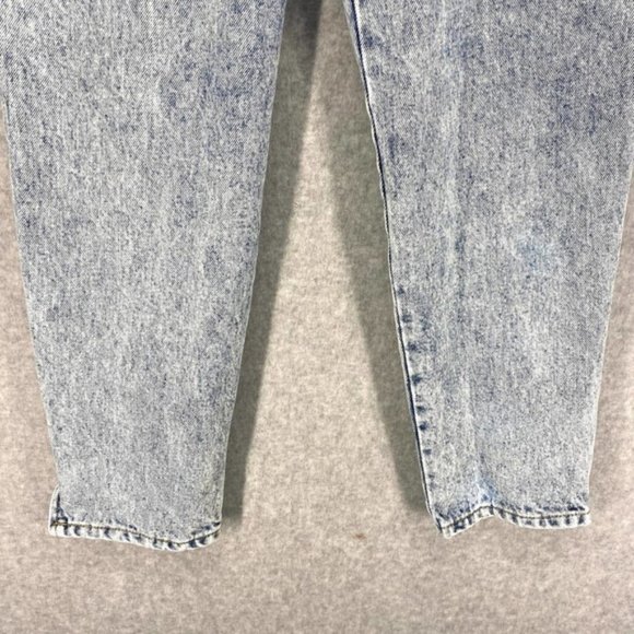 VTG Sasson Women's Blue Jeans Acid Wash Mom Zip Ankle High Waisted 80s Jr 5 - Picture 5 of 13